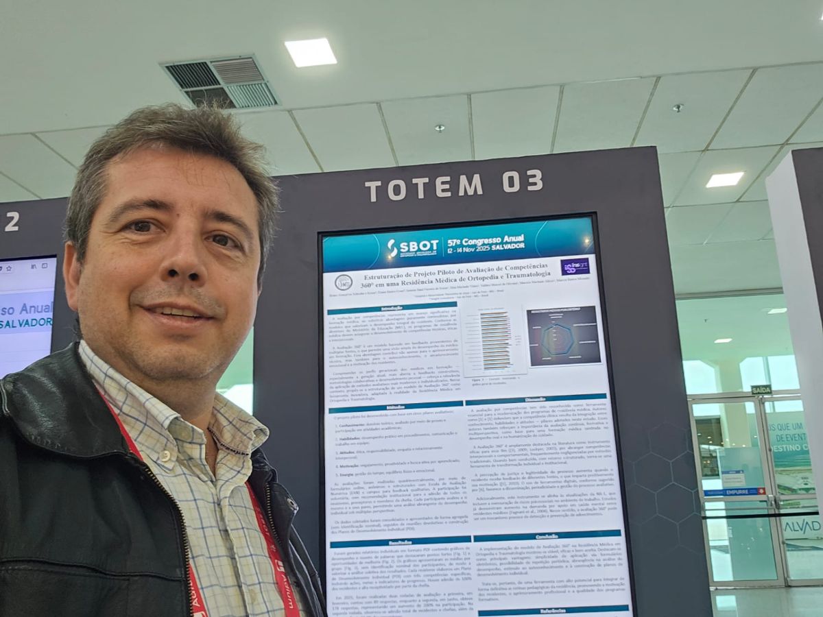 Mais um Prêmio no 37° CBOT = Melhor e-poster categoria Miscelânia